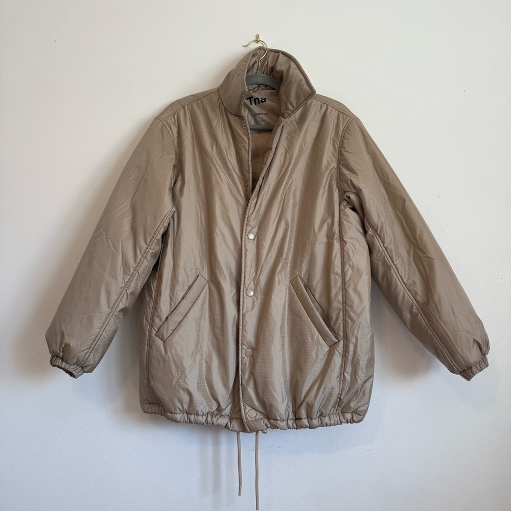 Aritzia Tna Coaches Jacket size 1 tan